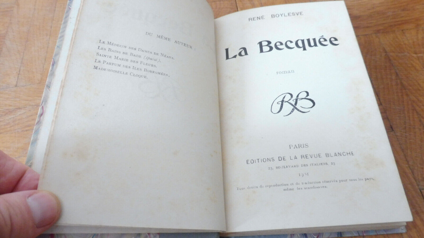 La Becquée (René Boylesve) 1901
