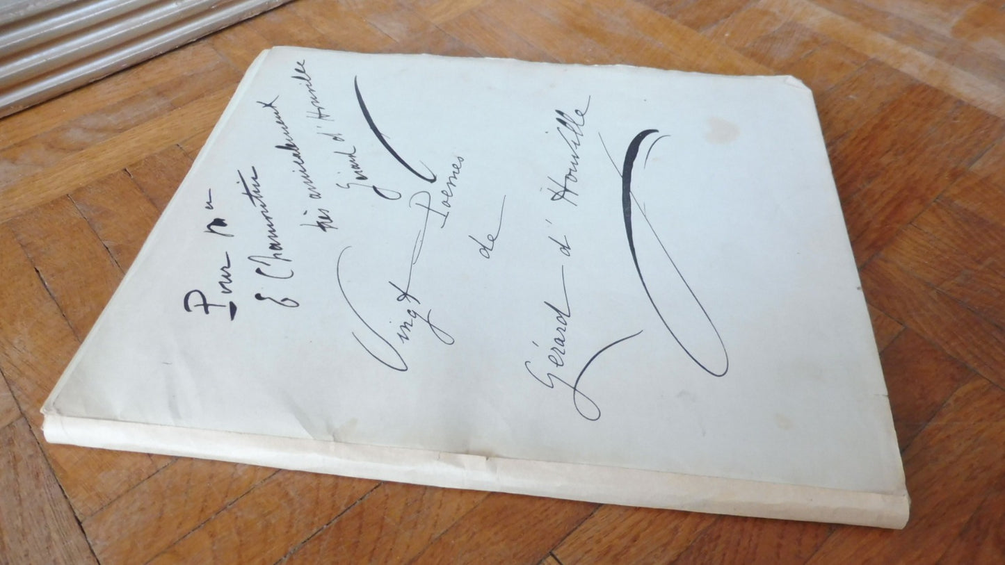 Vingt Poèmes (Gérard d'Houville) 1925 JACOMET ENVOI