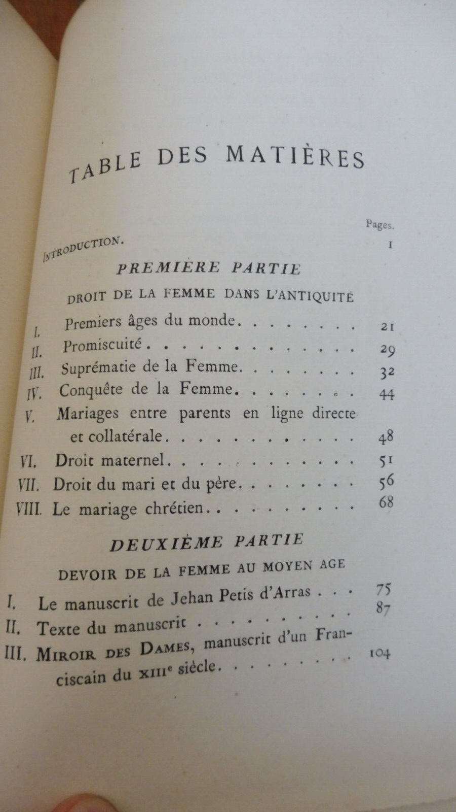 Le Droit de la femme dans l'Antiquité (Louis de Backer) 1880