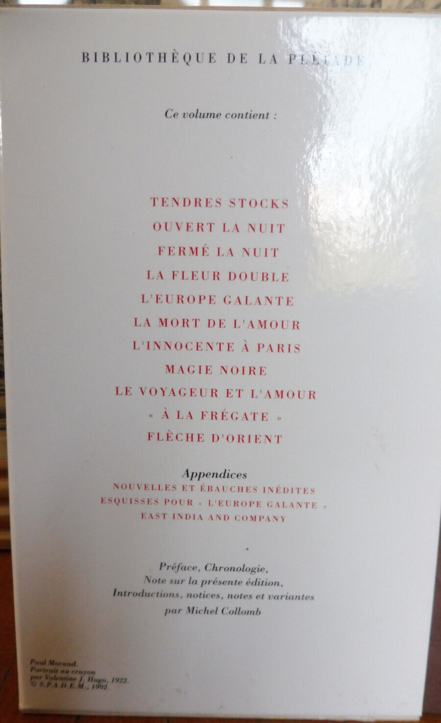 Nouvelles complètes t.1 (Paul Morand) 1994 PLEIADE TBE