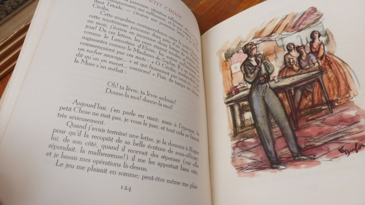 Le petit chose (Alphonse Daudet) 1944 illus. Dufour VELIN