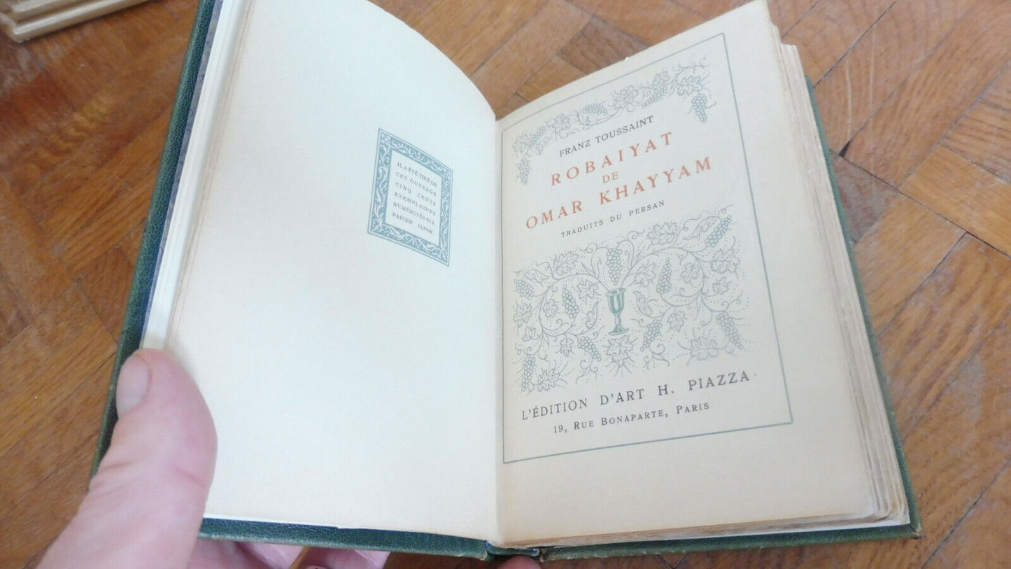 Robaiyat (Omar Khayyam) 1940 POESIE PERSE