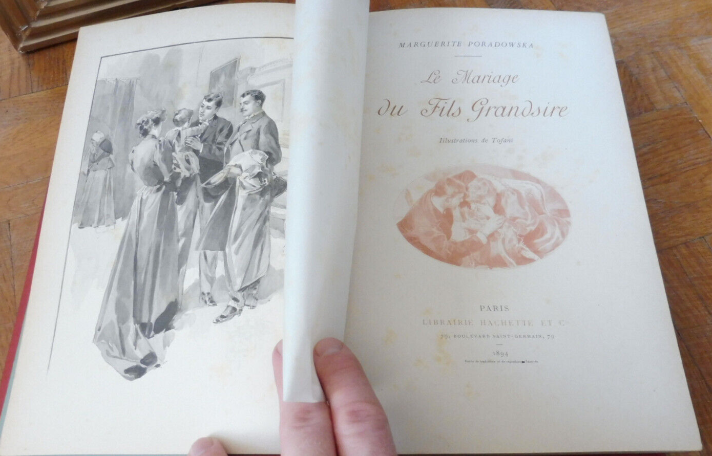 Le Mariage du fils Grandsire (M. Poradowska) 1894 illus. Tofani