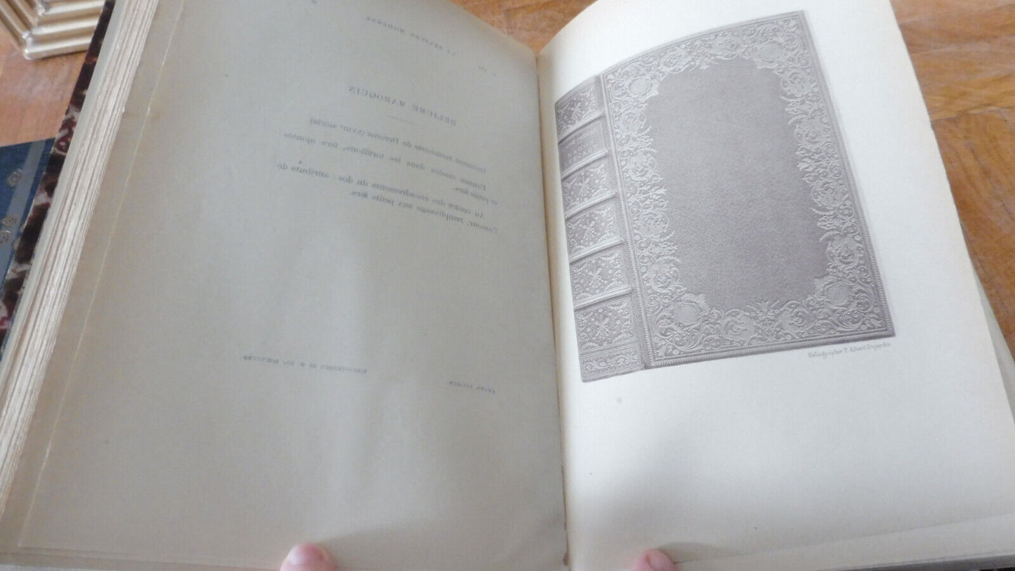 La Reliure moderne (Octave Uzanne) 1887 VELIN BIBLIOPHILIE