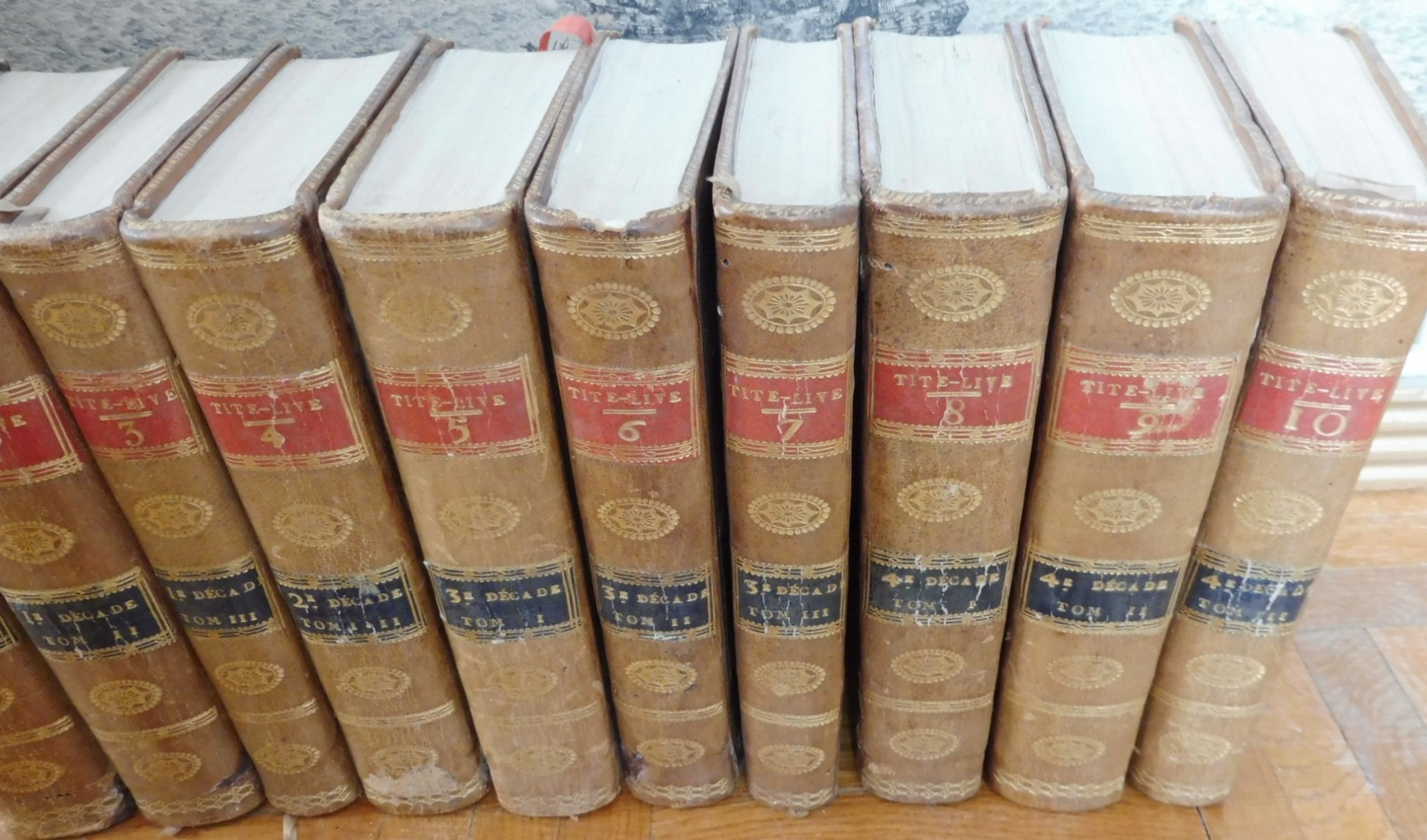 Histoire romaine (Tite-Live) 1770-72 10 vol.