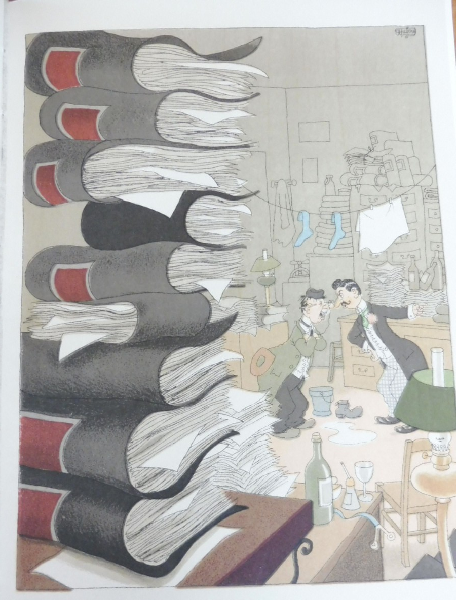 Messieurs les ronds de cuir (Georges Courteline) 1949 illus. Dubout VELIN