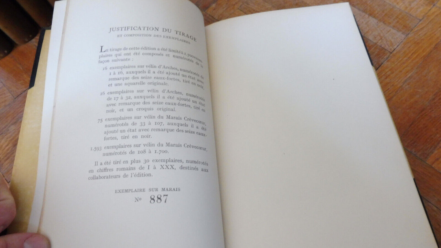 Oeuvres poétiques de Verlaine 1948 Illus. Clouzot VELIN 6/6