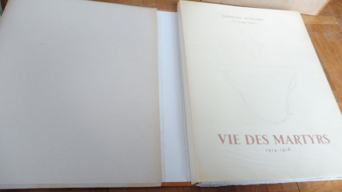 Vie des martyrs 1914-1916 (Georges Duhamel) 1946 illus. Lajoux