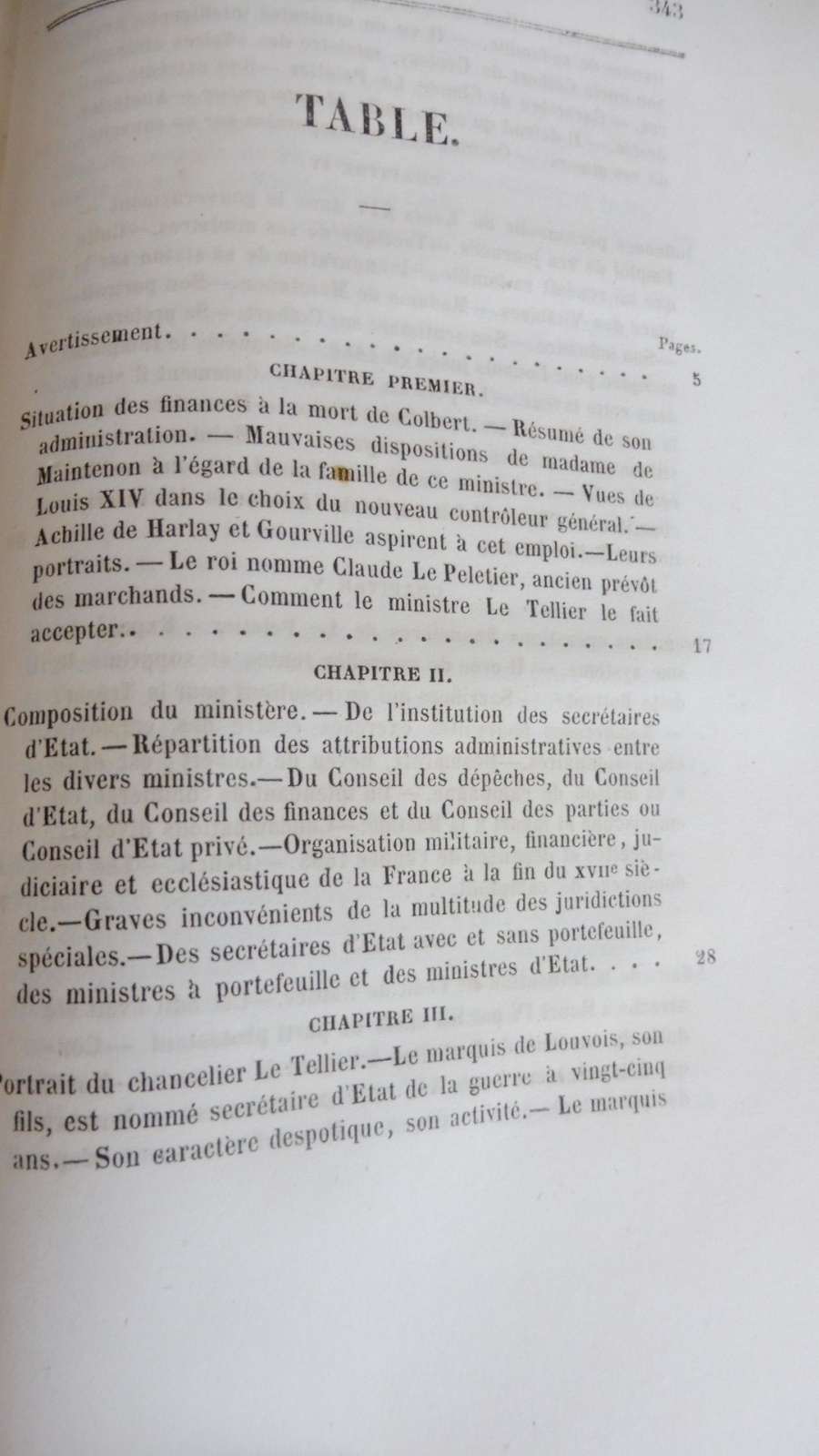 Le Gouvernement de Louis XIV (Pierre Clément) 1848