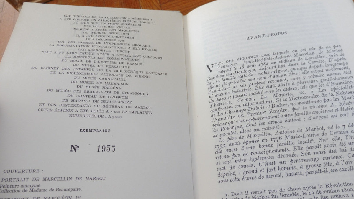 Mémoires du général Marbot 1799-1815 1966