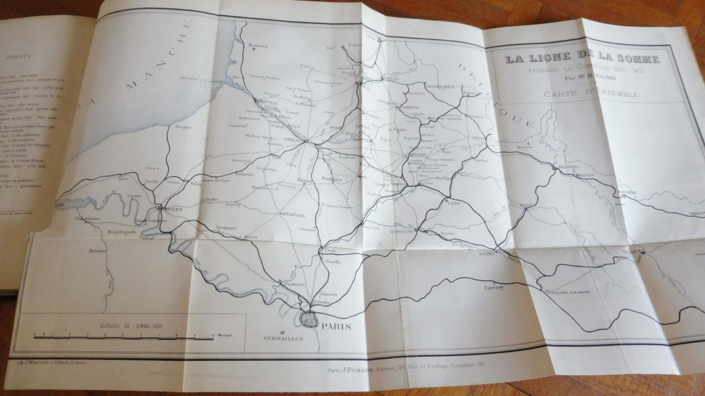 La Ligne de la Somme pendant la campagne de 1870-71 (H. Daussy) 1875