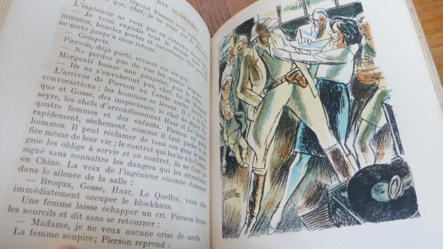 Le Courage est quotidien (O.-P. Gilbert) 1945 illus. Lechantre VELIN