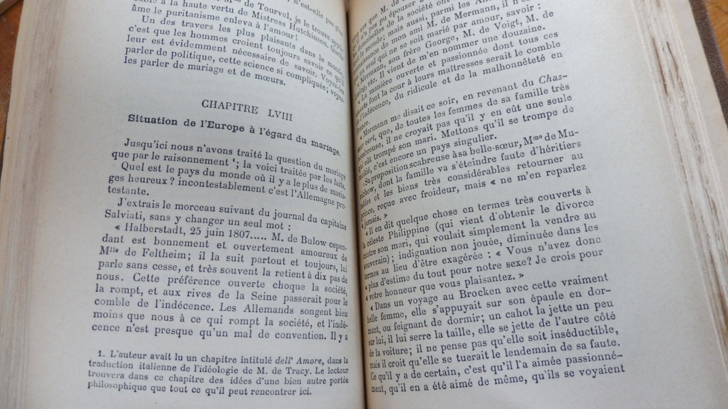 De l'amour (Stendhal) 1909