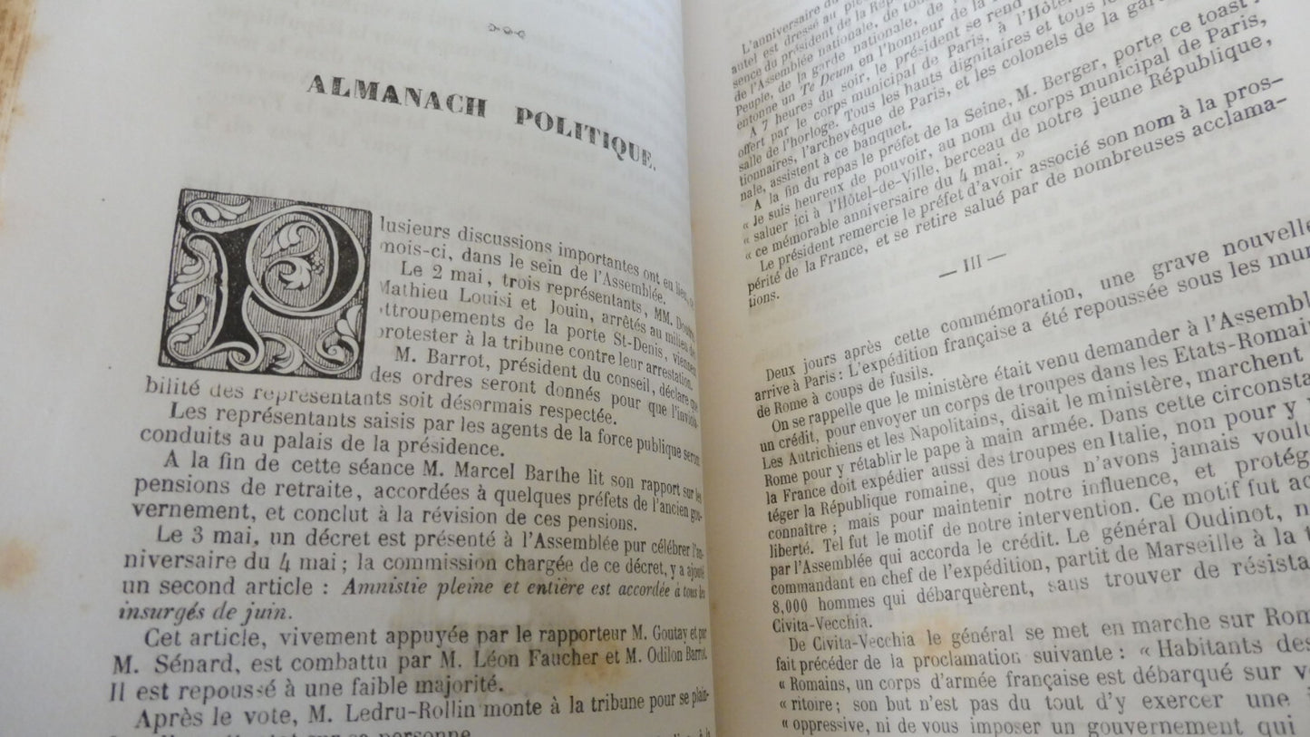 Le Conseiller du peuple (Lamartine) 1849 2 vol.