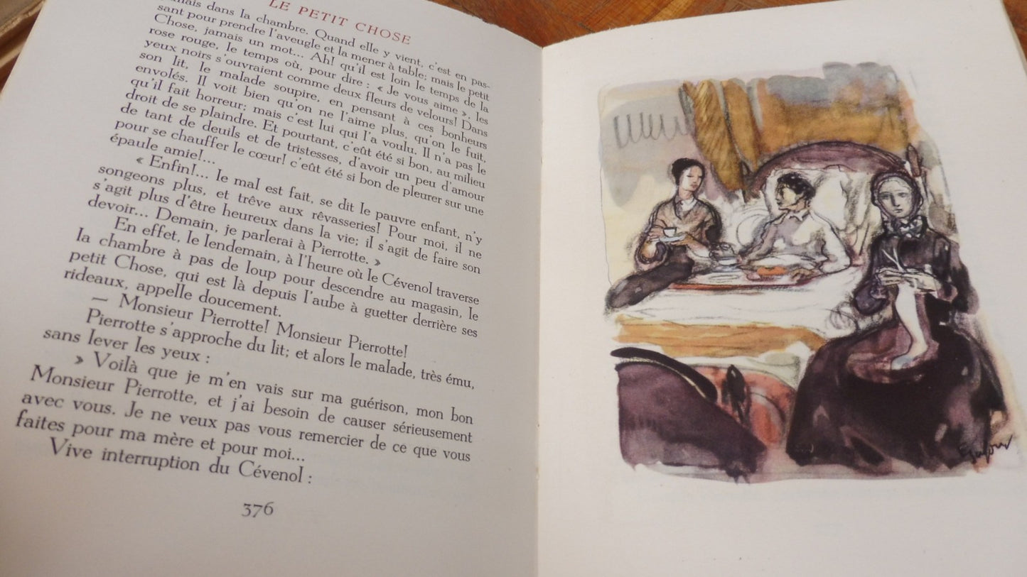 Le petit chose (Alphonse Daudet) 1944 illus. Dufour VELIN
