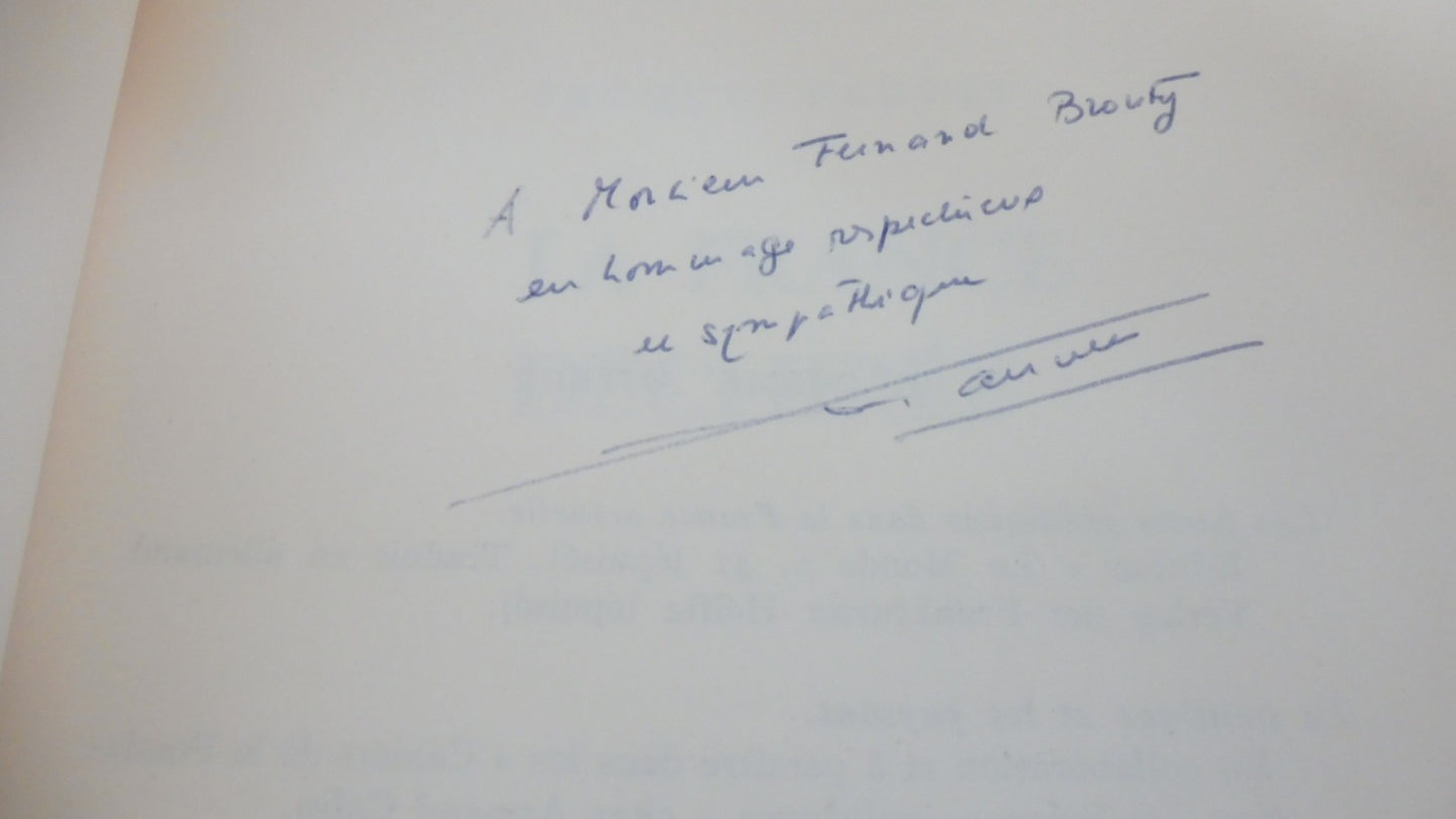 La France déchirée (Jacques Fauvet) 1957 ENVOI