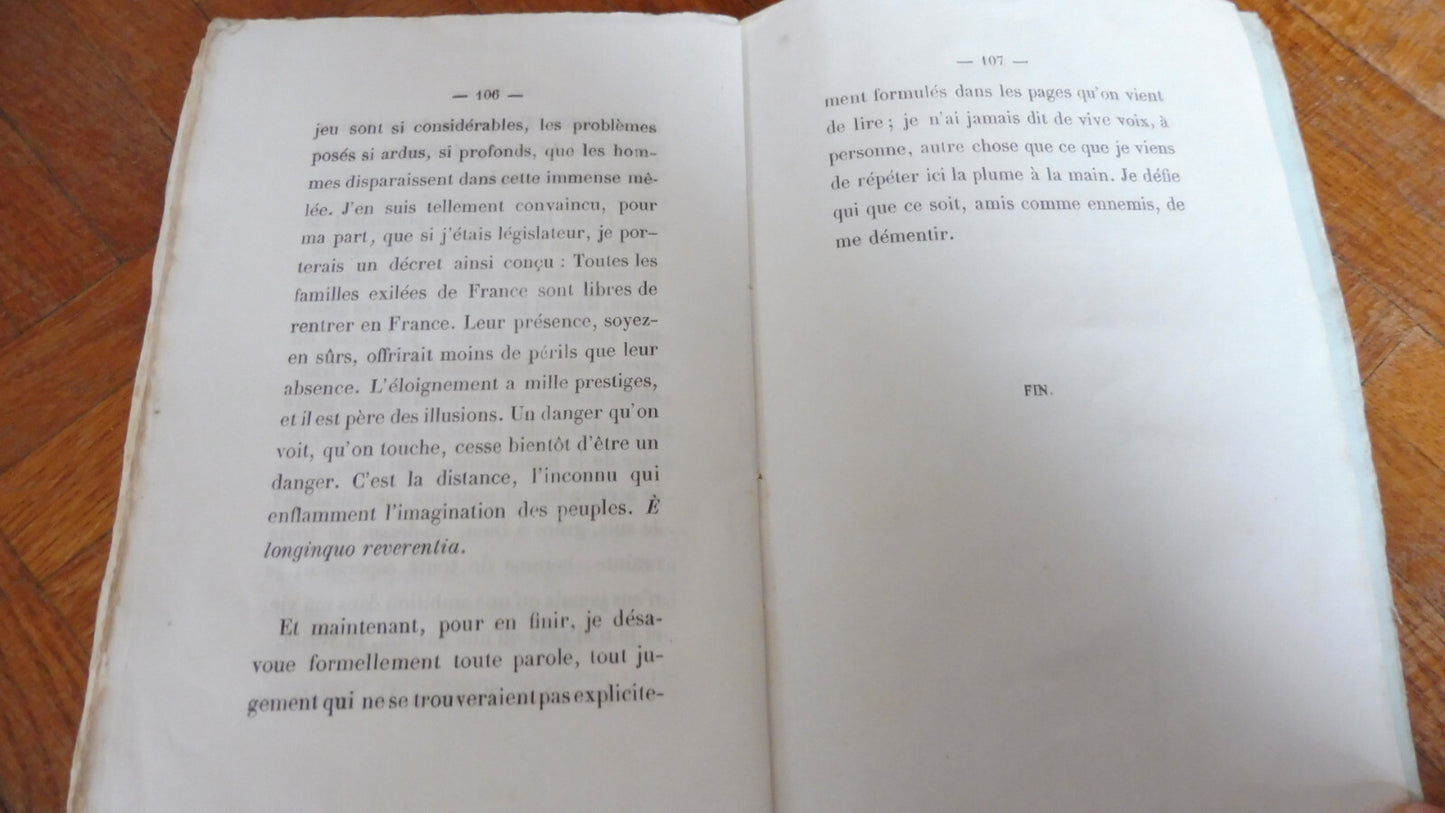 Une visite à monsieur le Duc de Bordeaux (Charles Didier) 1849