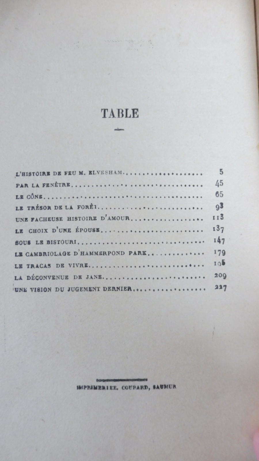 Effrois et fantasmagories (H.-G. Wells) 1911