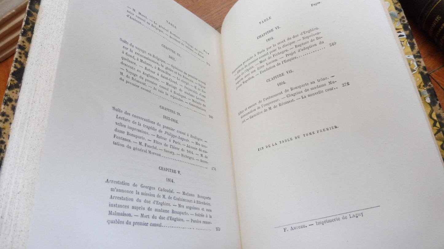 Mémoires de Madame De Rémusat 1880 NAPOLEON 3/3