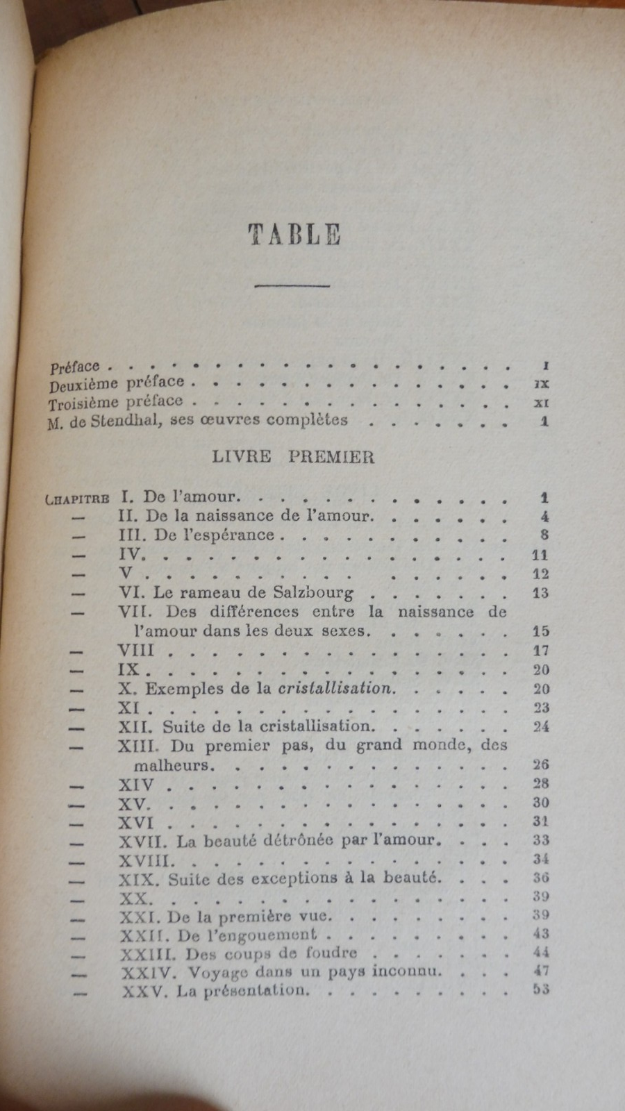 De l'amour (Stendhal) 1909