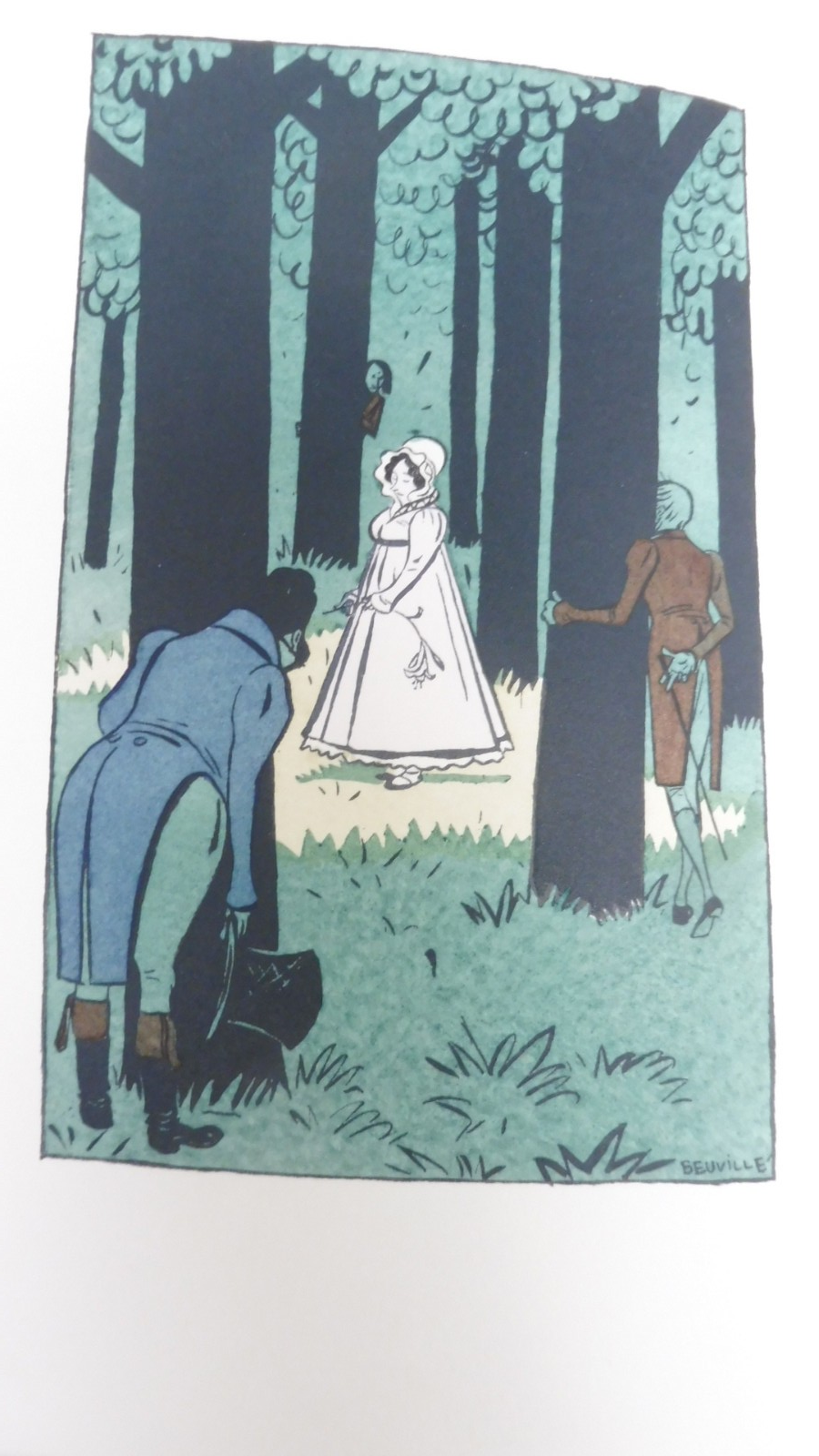 La Vieille fille (Balzac) 1930 illus. Beuville VELIN