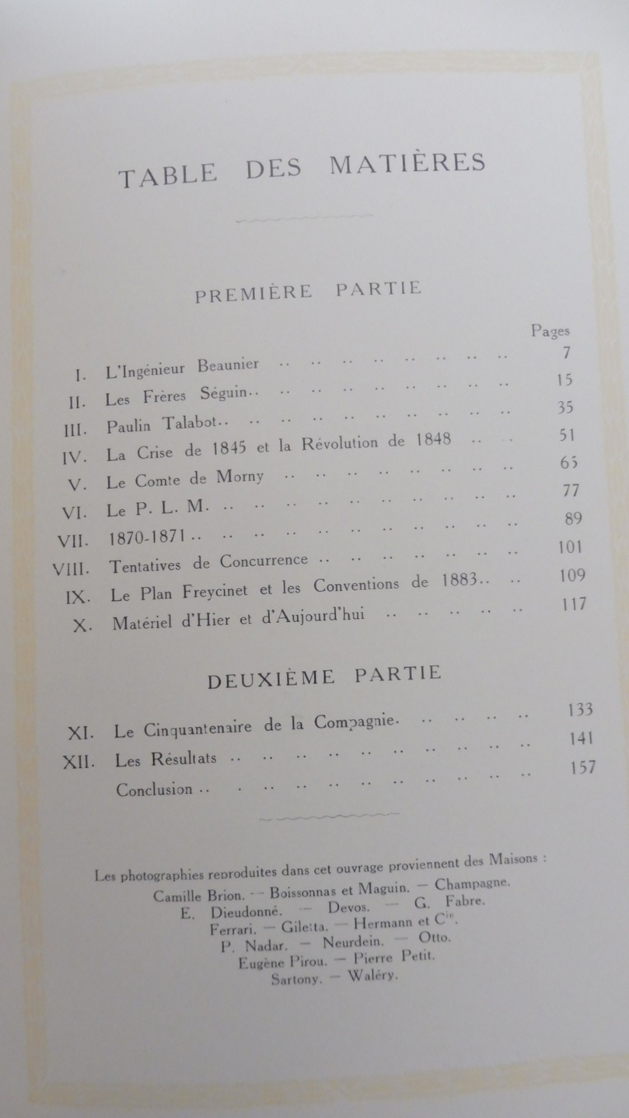 Hommes et choses du P.L.M. CHEMIN DE FER 1911