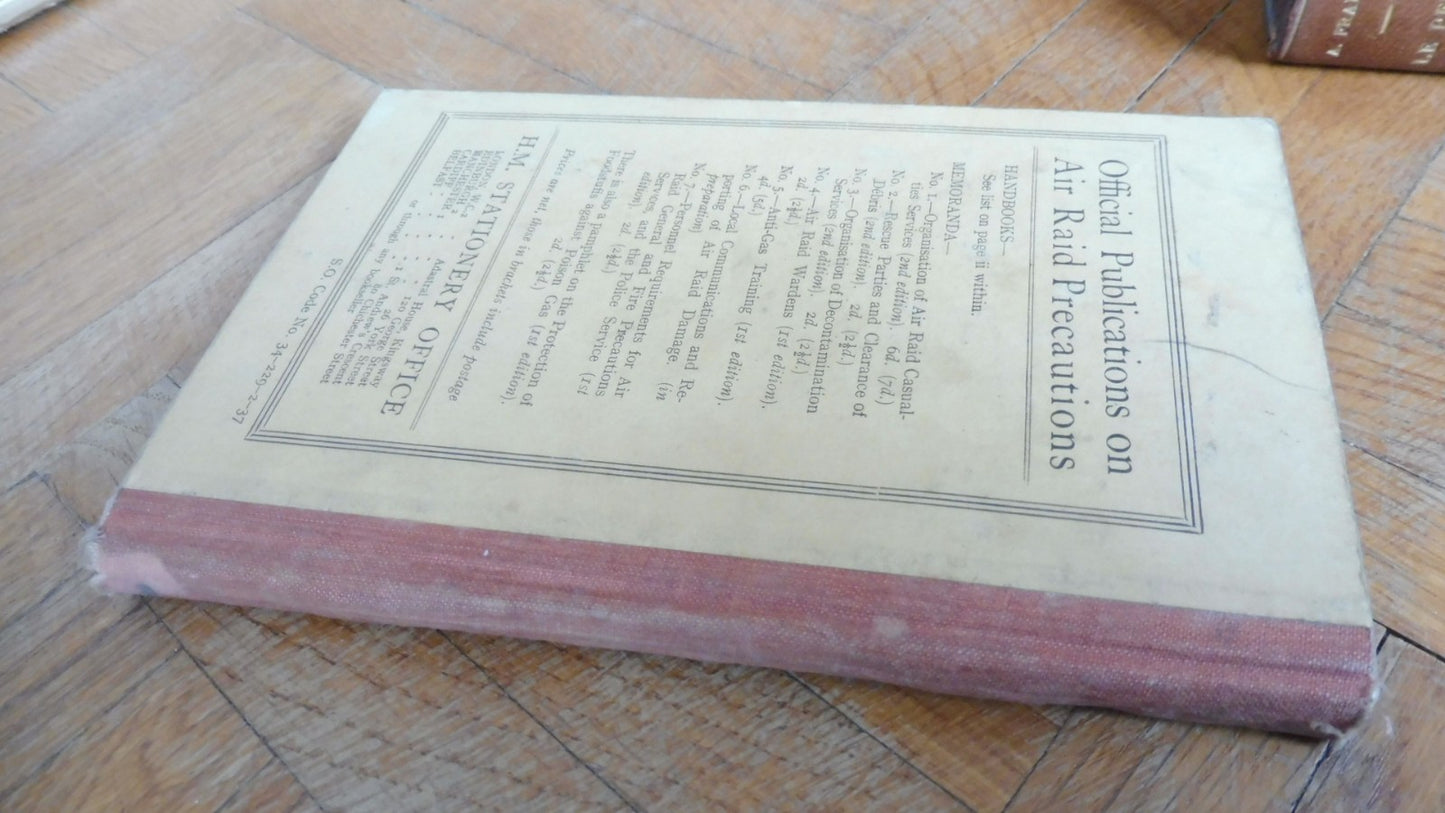 Personal protection against gas 1938
