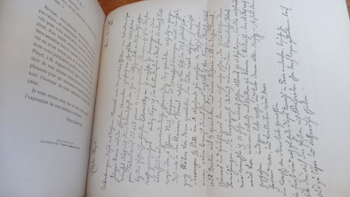 Un nid d'autographes (Oscar Commettant) 1886