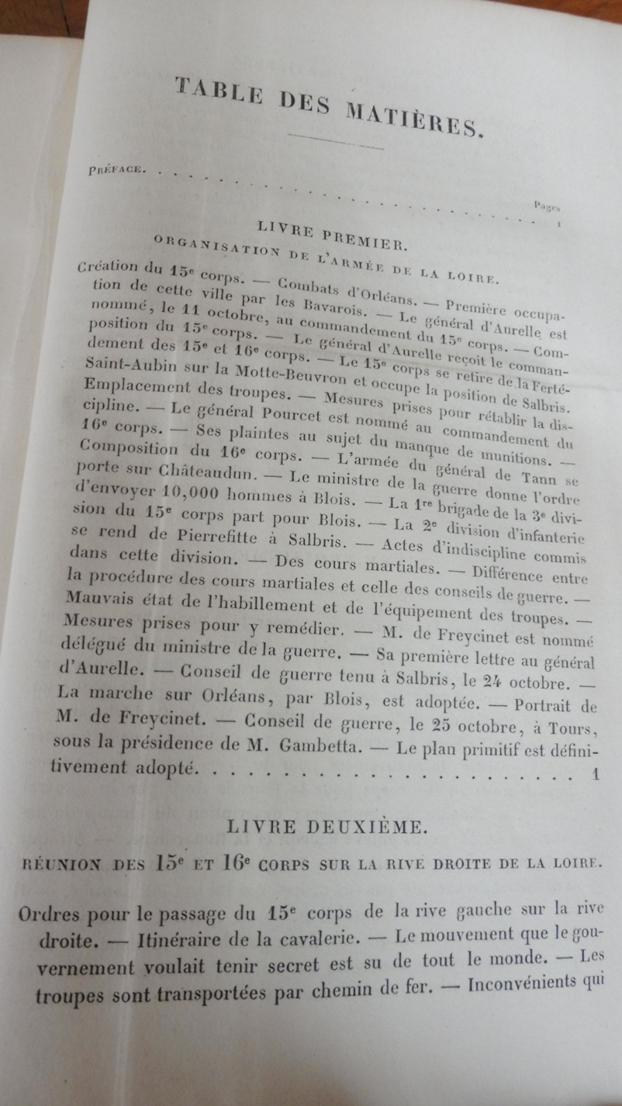 La Première armée de la Loire (Gal. D'Aurelle De Paladines) 1872