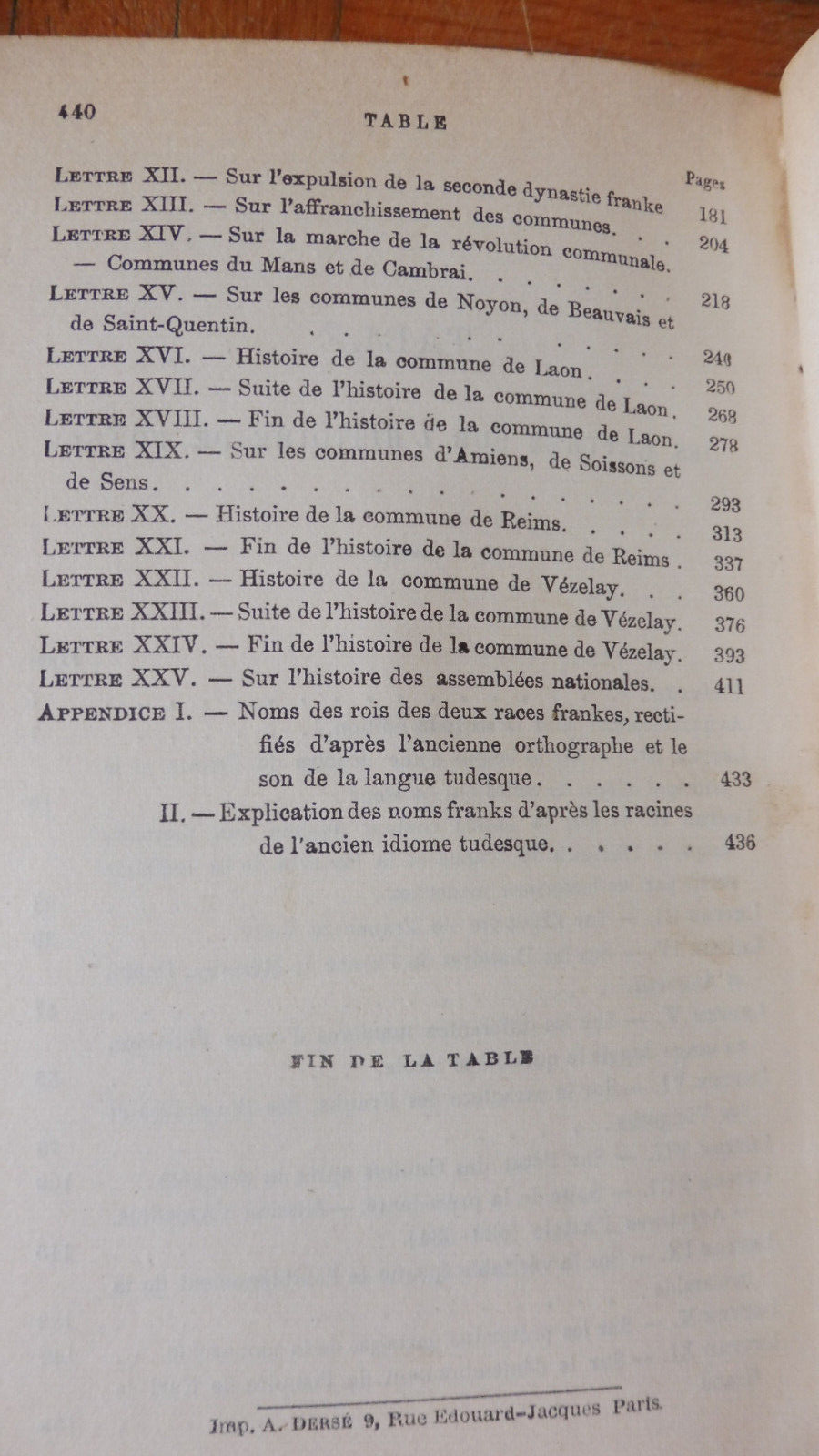 Lettres sur l'histoire de France (Augustin Thierry) s.d.
