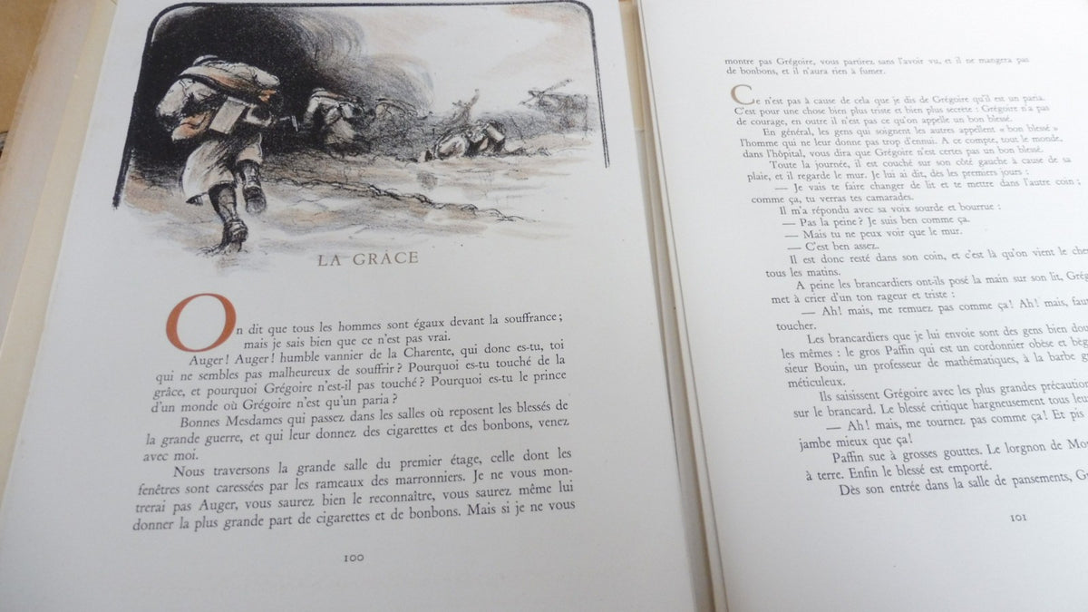 Vie des martyrs 1914-1916 (Georges Duhamel) 1946 illus. Lajoux