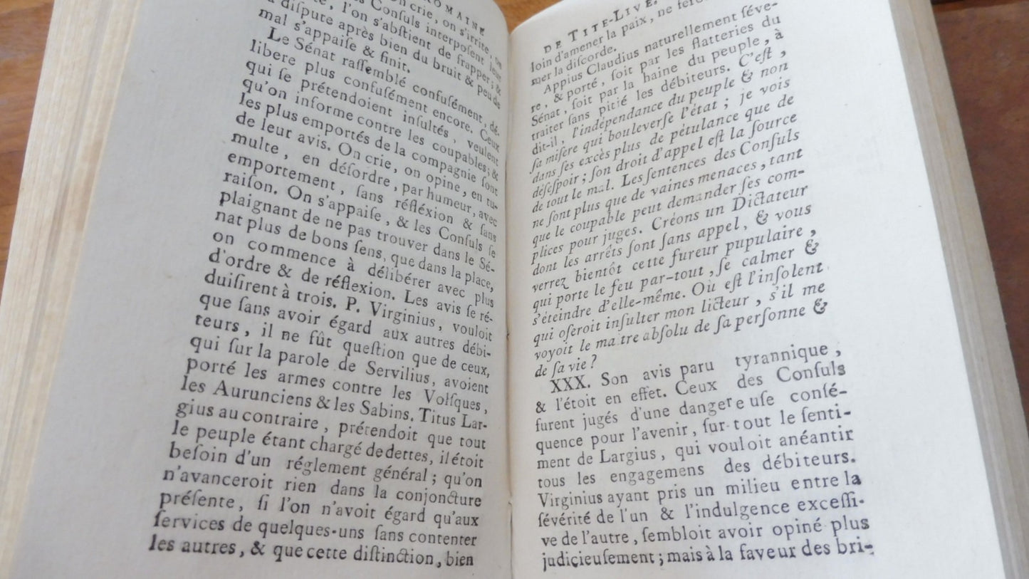Histoire romaine (Tite-Live) 1770-72 10 vol.