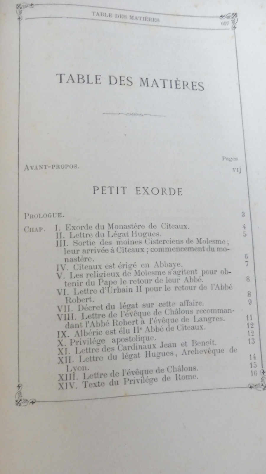 Le Petit et le grand exorde de Citeaux 1884