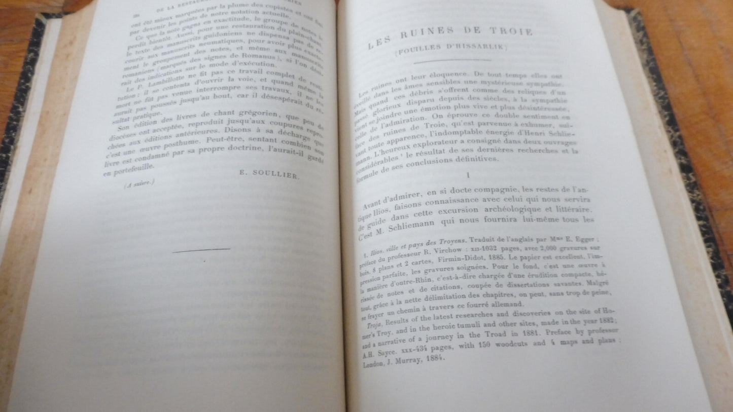 Etudes des jésuites janvier-avril 1889