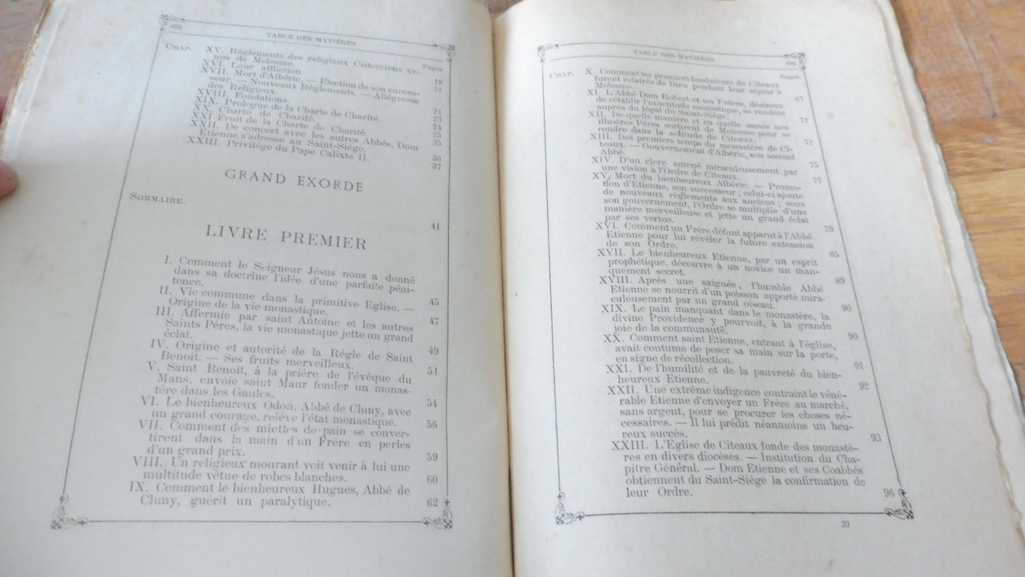 Le Petit et le grand exorde de Citeaux 1884