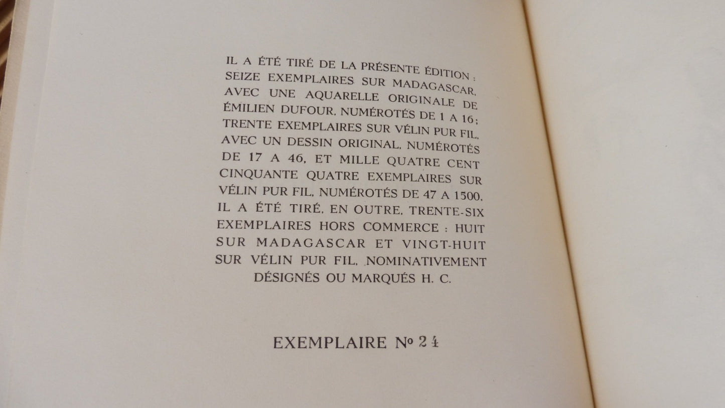 Le petit chose (Alphonse Daudet) 1944 illus. Dufour VELIN
