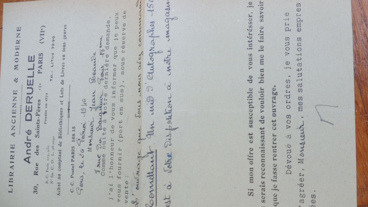 Un nid d'autographes (Oscar Commettant) 1886