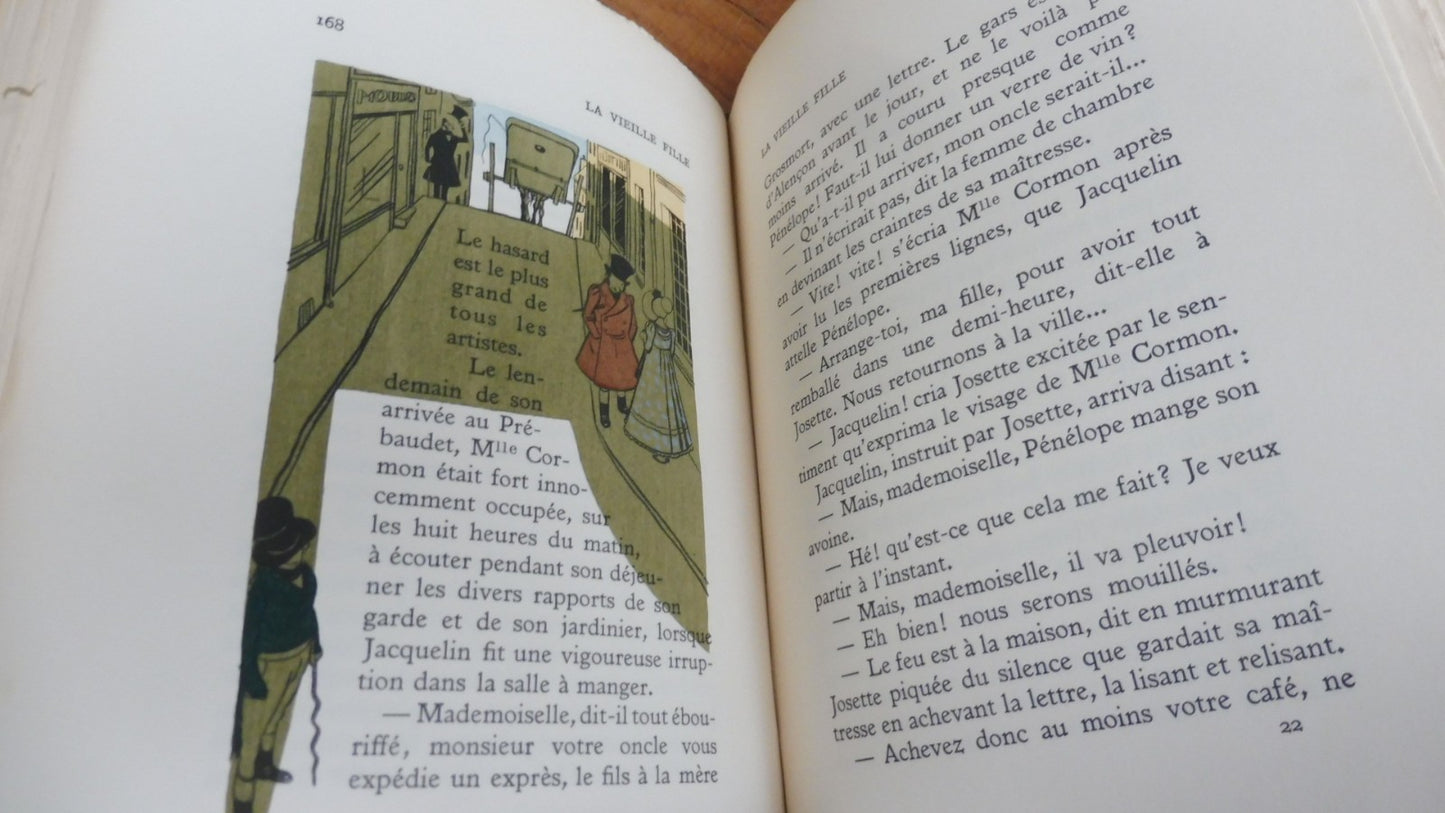 La Vieille fille (Balzac) 1930 illus. Beuville VELIN