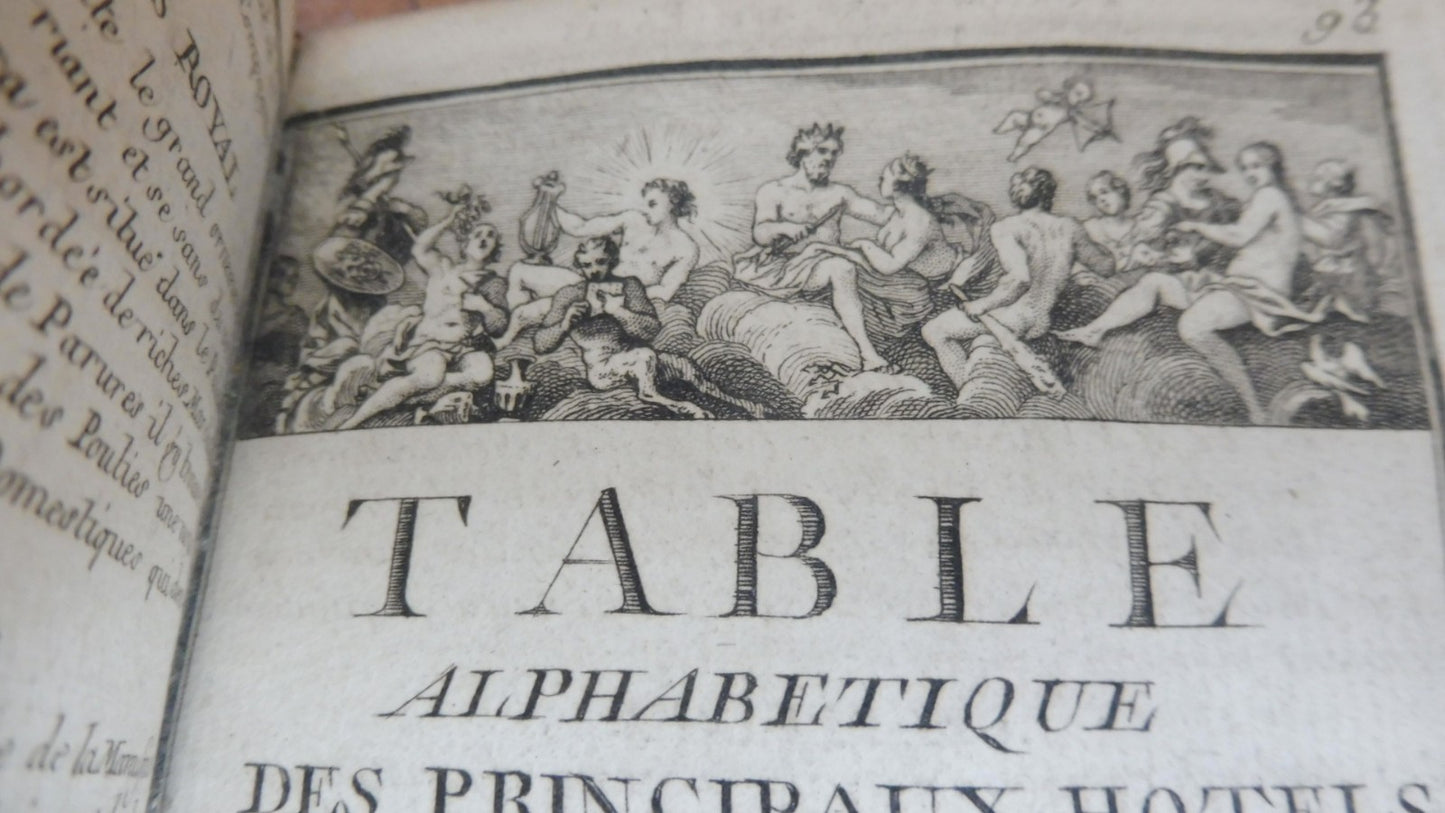 Plan topographique et raisonné de Paris (Pasquier et Denis) 1758