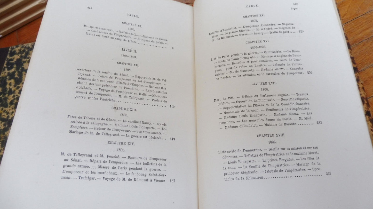Mémoires de Madame De Rémusat 1880 NAPOLEON 3/3
