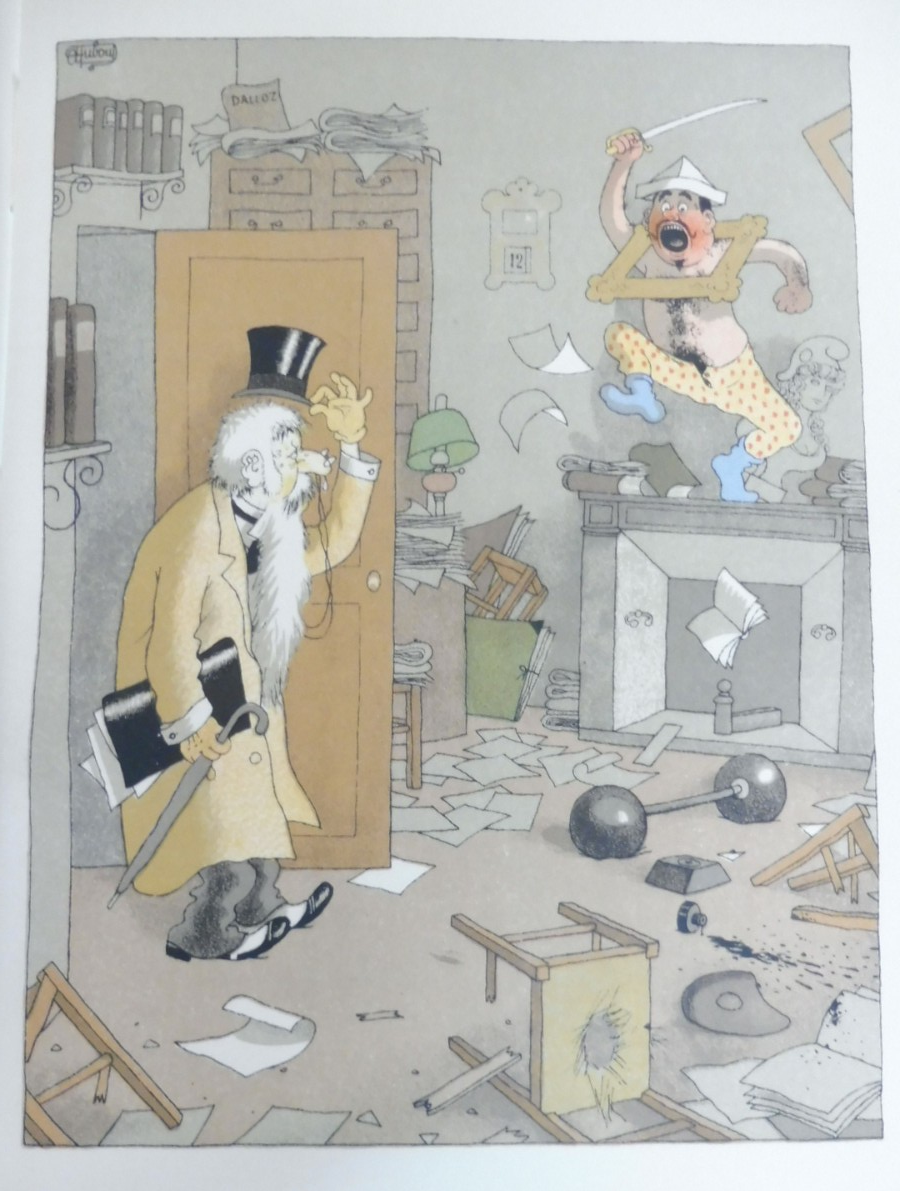 Messieurs les ronds de cuir (Georges Courteline) 1949 illus. Dubout VELIN