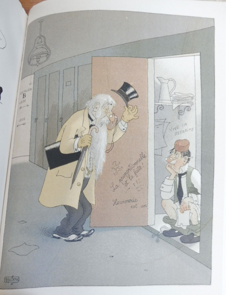 Messieurs les ronds de cuir (Georges Courteline) 1949 illus. Dubout VELIN