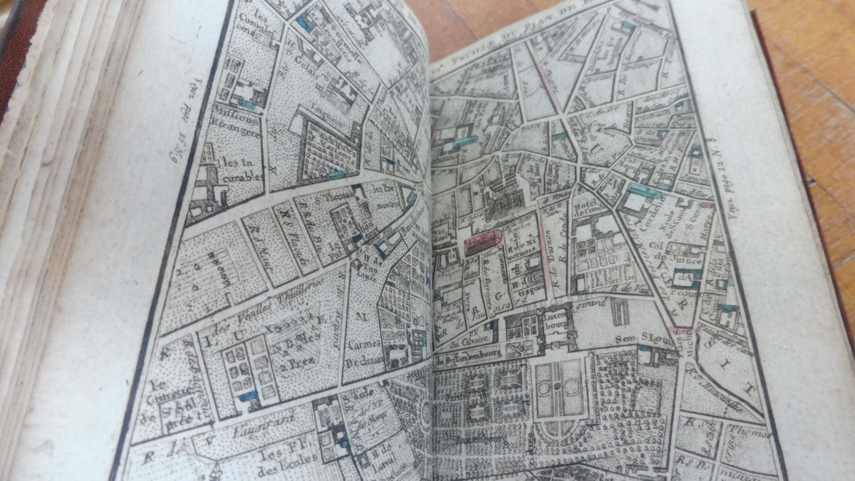 Plan topographique et raisonné de Paris (Pasquier et Denis) 1758