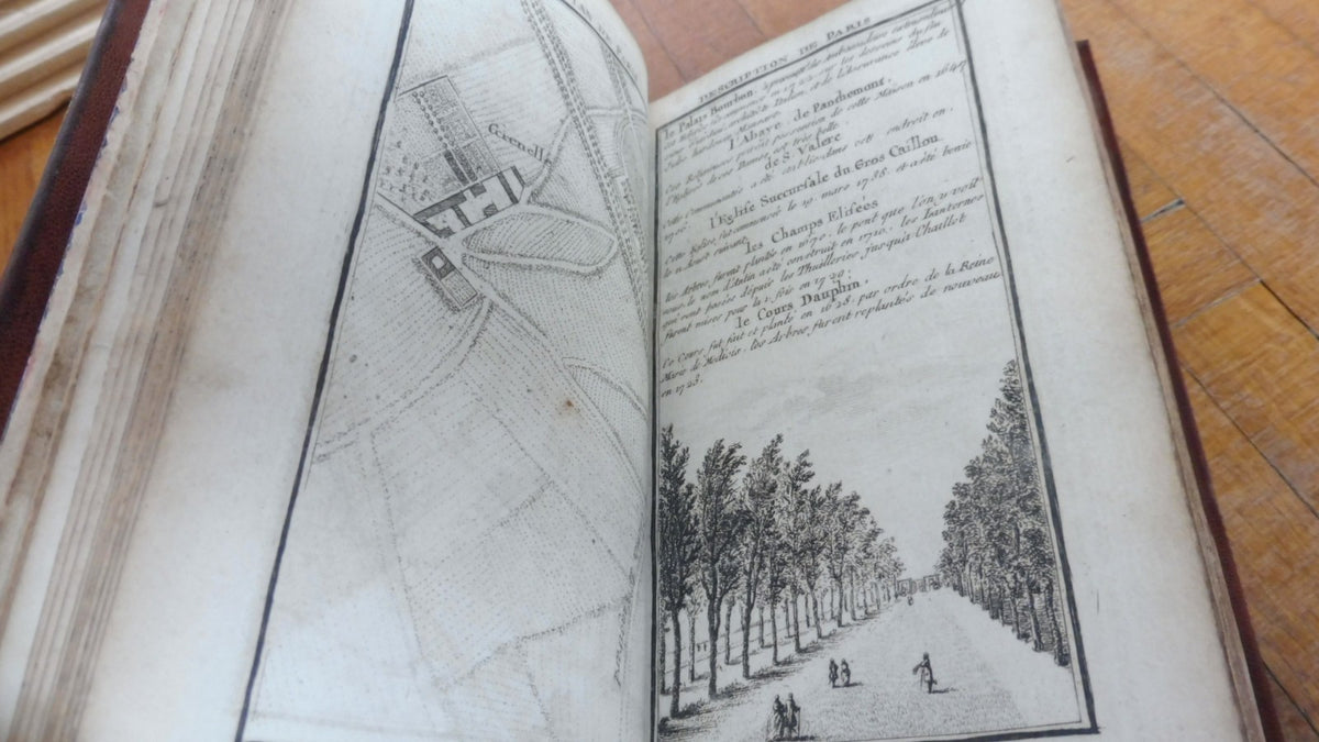 Plan topographique et raisonné de Paris (Pasquier et Denis) 1758