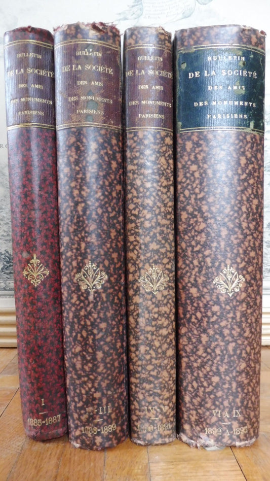 Bulletin de la Société des amis des Monuments de Paris. 1885-1891