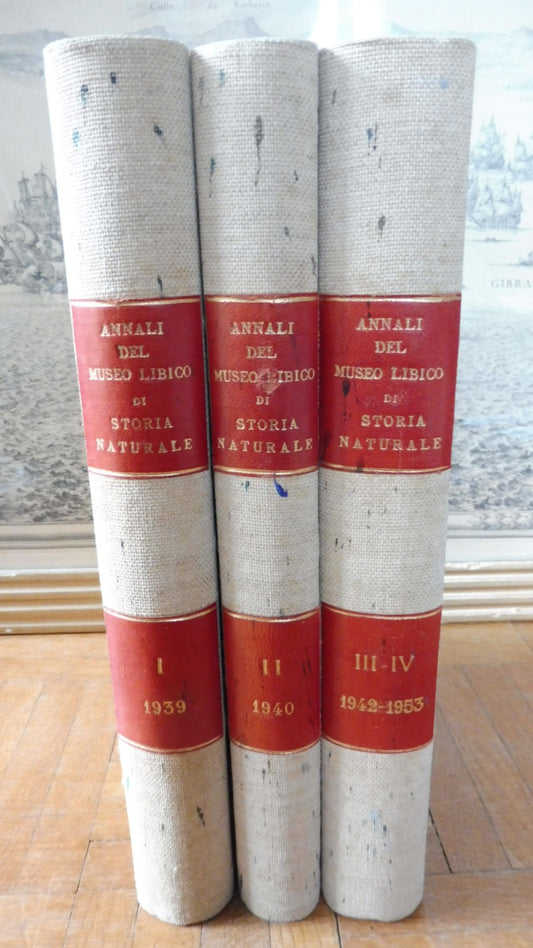 Annali del museo libico di storia naturale (Gov. delle Libia) 1939-53 4/4