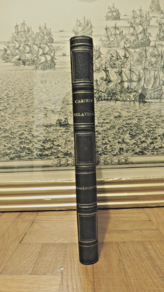 Messéniennes, chants populaires et poésies diverses (Delavigne) 1852 EX LIBRIS