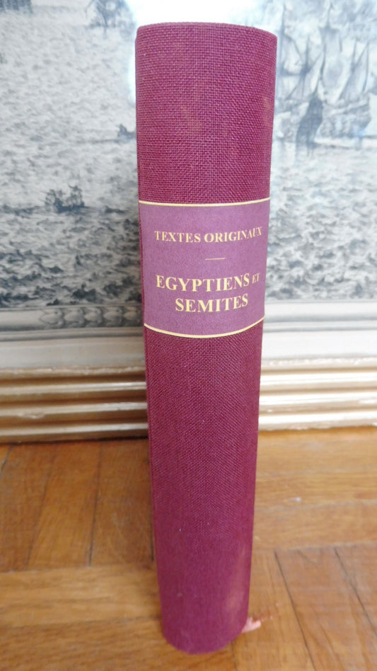Textes originaux égyptiens et sémites 1895 illus. Calbet et Mittis