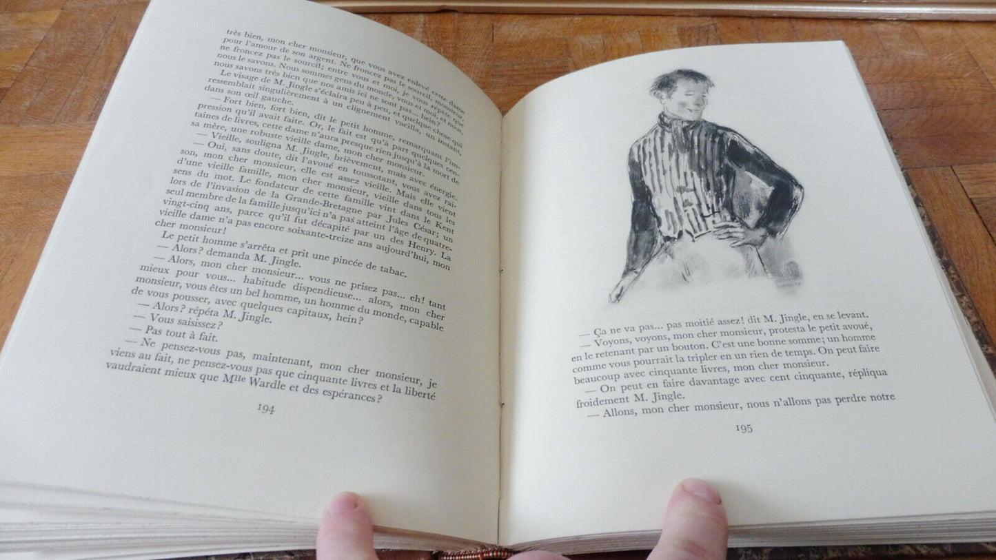 Les Papiers posthumes du Pickwick Club (Charles Dickens) 1946 3/3 illus. Mahn