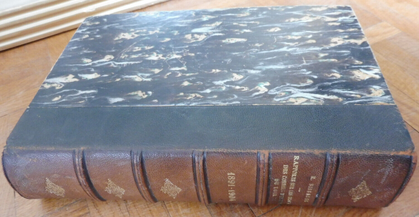 Rapport sur les travaux des Conseils d'Hygiène 1891-1904 (Bissauge) 1896 LOIRET